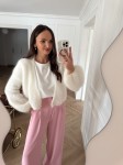Sweter Lisa Moherowy Creme