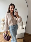 Sweter Lisa Moherowy Beige