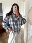 Koszula Mila Blue 100% Bawełna 