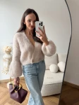 Sweter Lisa Moherowy Beige