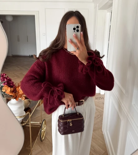 Sweter Cherie Burgundy